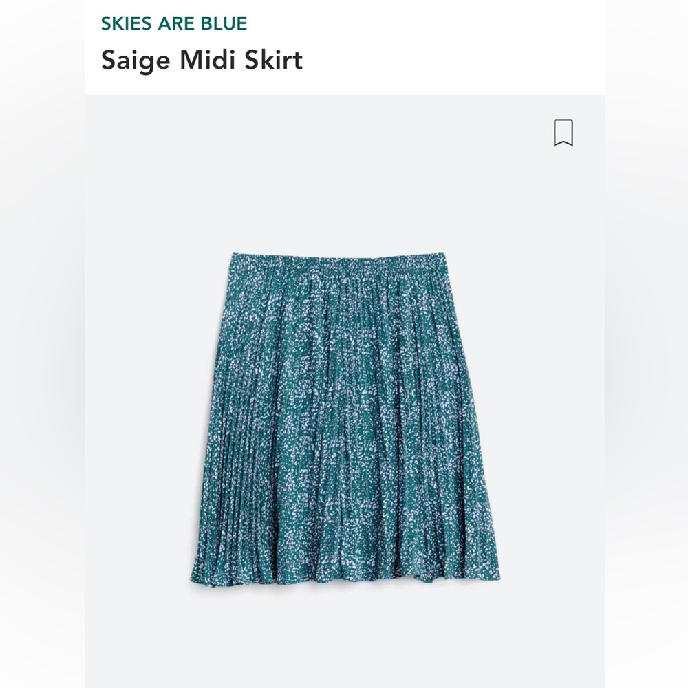 Skies Are Blue Saige Midi Skirt NWT Stitch Fix